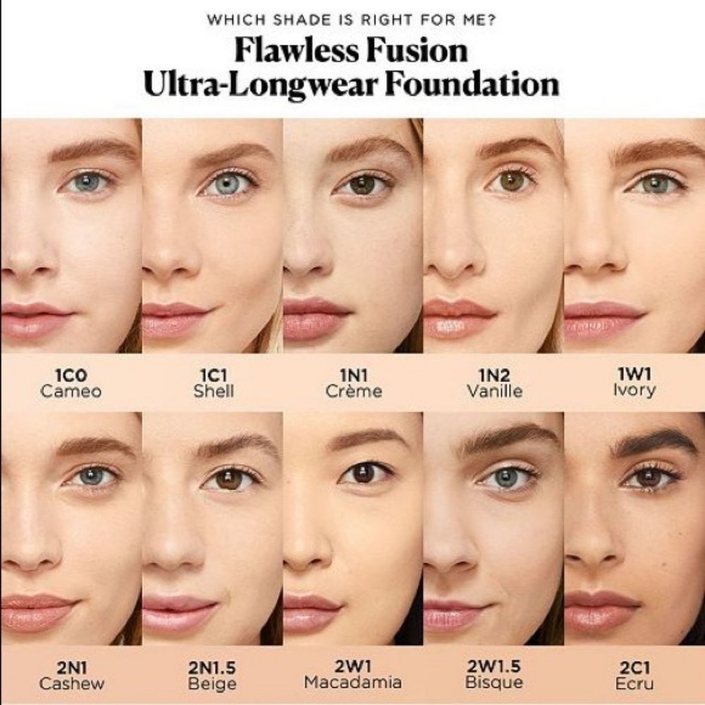 LM-1N2 Vanille'  Flawless Fusion Ultra-Longwear - Picture 3 of 6